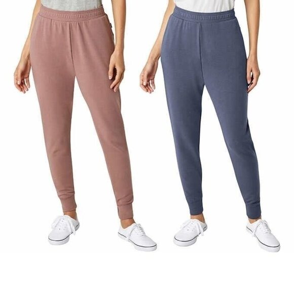 Eddie Bauer‎ Ladies Jogger 2-pack in Blue Night Shadow & Pink Mauve - Size XXL - Picture 1 of 8
